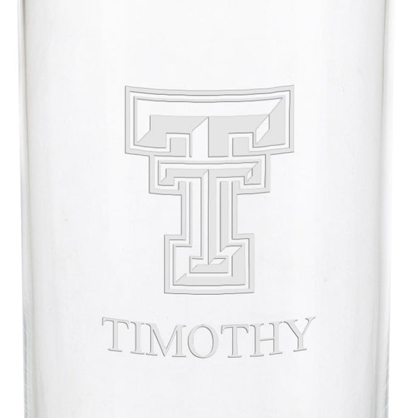 Texas Tech Iced Beverage Glass Shot #3