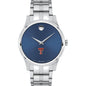 Texas Tech Men's Movado Collection Stainless Steel Watch with Blue Dial Shot #2