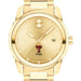 Texas Tech University Health Sciences Center School of Medicine Men's Movado BOLD Gold with Date Window