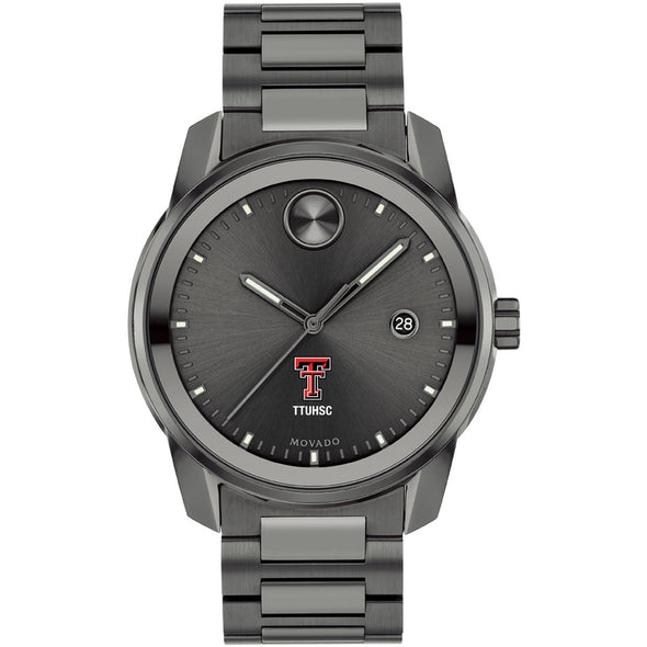 Texas Tech University Health Sciences Center School of Medicine Men&#39;s Movado BOLD Gunmetal Grey with Date Window Shot #2