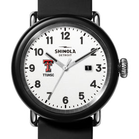 Texas Tech University Health Sciences Center School of Medicine Shinola Watch, The Detrola 43 mm White Dial at M.LaHart & Co. Shot #1