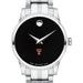 Texas Tech Women's Movado Stainless Steel Watch with Black Dial