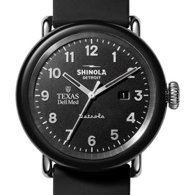 The University of Texas at Austin Dell Medical School Shinola Watch, The Detrola 43 mm Black Dial at M.LaHart &amp; Co. Shot #1