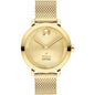 The University of Texas at Austin Dell Medical School Women's Movado Bold Gold with Mesh Bracelet Shot #2