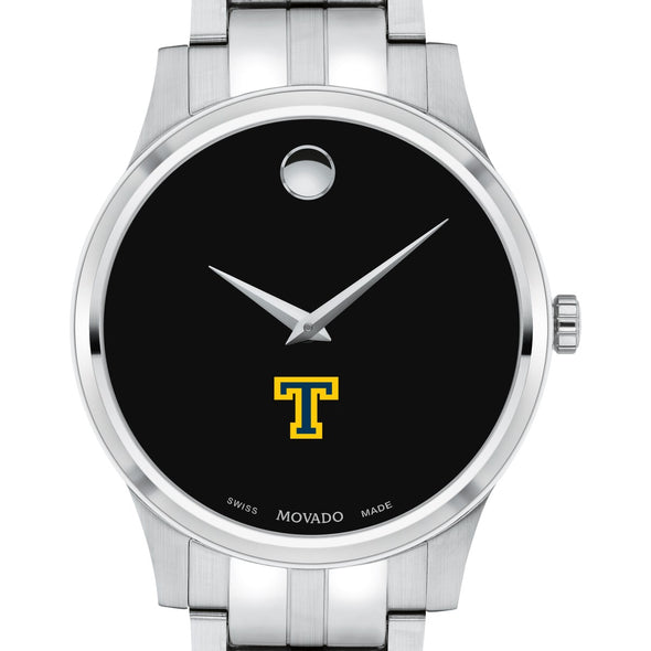 Trinity Men&#39;s Movado Collection Stainless Steel Watch with Black Dial Shot #1