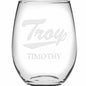 Troy Stemless Wine Glasses Made in the USA Shot #2