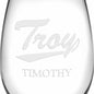 Troy Stemless Wine Glasses Made in the USA Shot #3