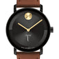 Troy University Men's Movado BOLD with Cognac Leather Strap Shot #1