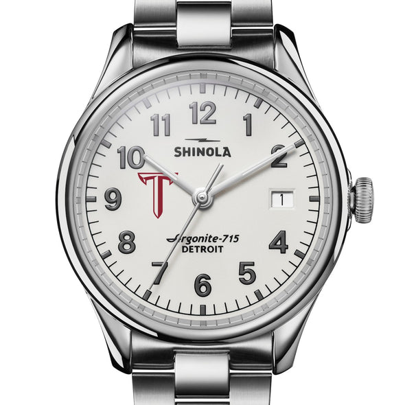 Troy University Shinola Watch, The Vinton 38 mm Alabaster Dial at M.LaHart &amp; Co. Shot #1