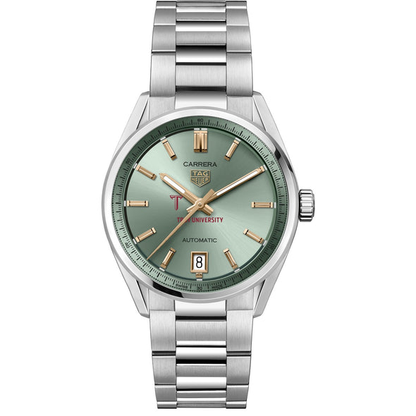 Troy Women&#39;s TAG Heuer Steel Carrera with Green Dial Shot #2