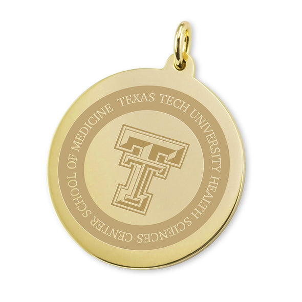 TTUHSC SOM 14K Gold Charm Shot #1