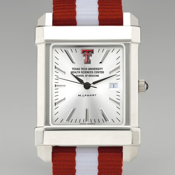 TTUHSC SOM Collegiate Watch with RAF Nylon Strap for Men Shot #1