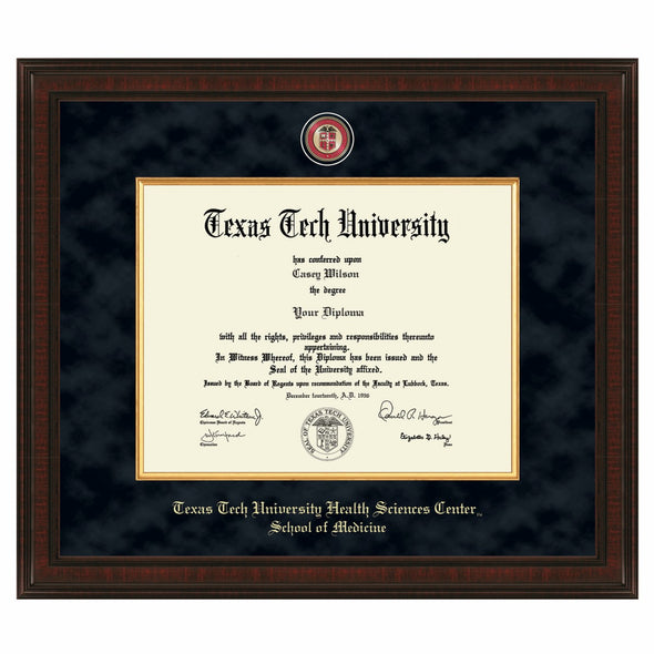 TTUHSC SOM Diploma Frame - Excelsior Shot #1