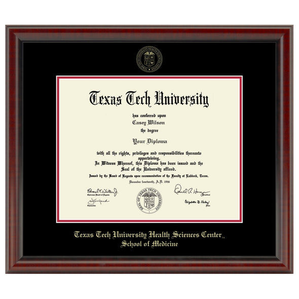 TTUHSC SOM Diploma Frame, the Fidelitas Shot #1