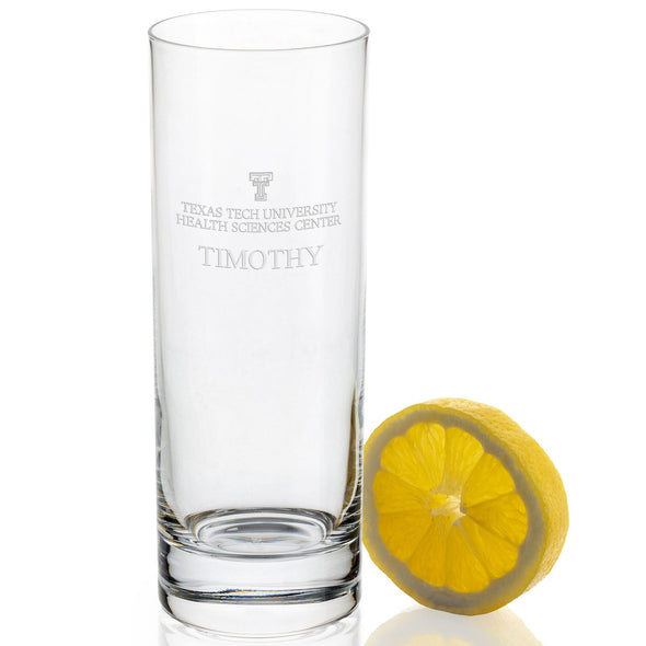 TTUHSC SOM Iced Beverage Glasses - Set of 2 Shot #2