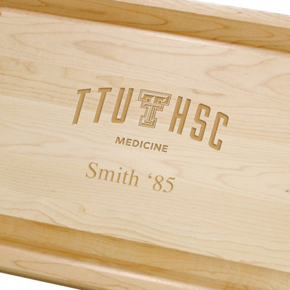 TTUHSC SOM Maple Cutting Board Shot #2