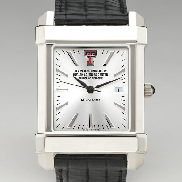 TTUHSC SOM Men&#39;s Collegiate Watch with Leather Strap Shot #1