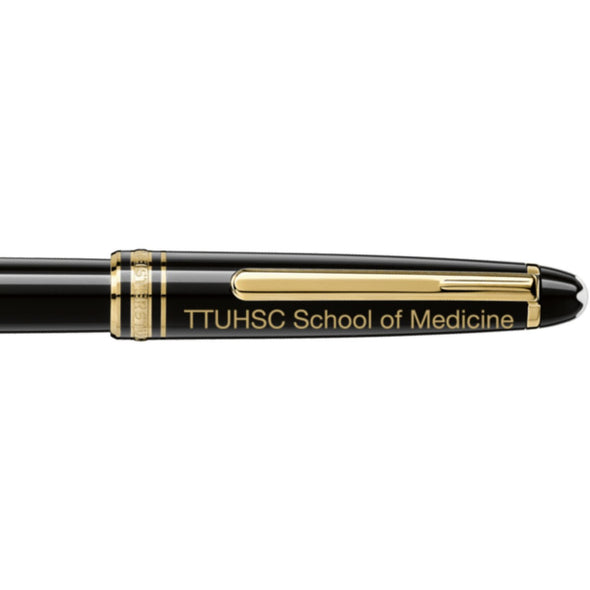 TTUHSC SOM Montblanc Meisterstück Classique Rollerball Pen in Gold Shot #2