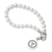 TTUHSC SOM Pearl Bracelet with Sterling Silver Charm