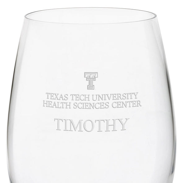 TTUHSC SOM Red Wine Glasses - Set of 2 Shot #3