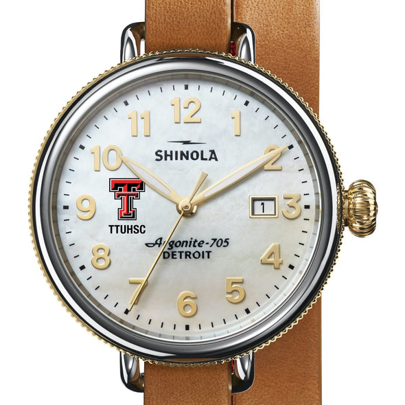 TTUHSC SOM Shinola Watch, The Birdy 38 mm MOP Dial Shot #1