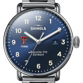 TTUHSC SOM Shinola Watch, The Canfield 43 mm Blue Dial Shot #1