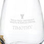 TTUHSC SOM Stemless Wine Glasses - Set of 4 Shot #3