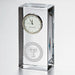 TTUHSC SOM Tall Glass Desk Clock by Simon Pearce