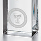 TTUHSC SOM Tall Glass Desk Clock by Simon Pearce Shot #2