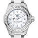 TTUHSC SOM Women's TAG Heuer Steel Aquaracer with Diamond Dial & Bezel