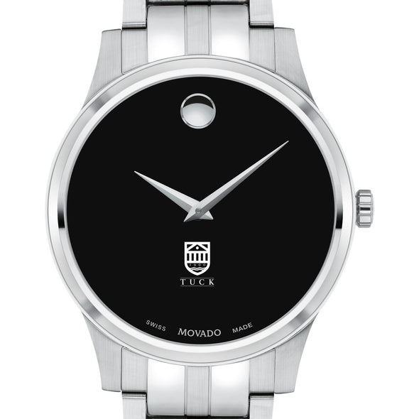 Tuck Men&#39;s Movado Collection Stainless Steel Watch with Black Dial Shot #1