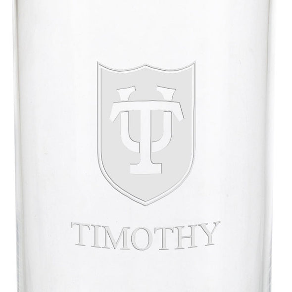 Tulane Iced Beverage Glass Shot #3