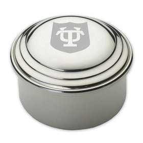 Tulane Pewter Keepsake Box Shot #1