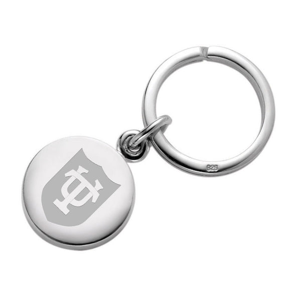 Tulane Sterling Silver Insignia Key Ring Shot #1