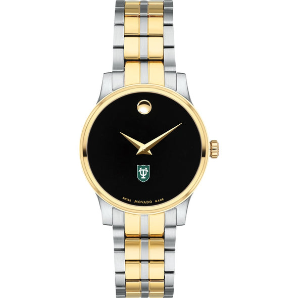 Tulane Women&#39;s Movado Collection Two-Tone Watch with Black Dial Shot #2