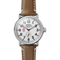 Tuskegee Shinola Watch, The Runwell 41 mm White Dial Shot #2