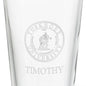 Tuskegee University 16 oz Pint Glass Shot #3