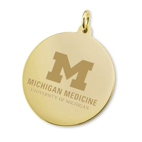 U-M Medical School 14K Gold Charm Shot #1