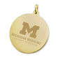 U-M Medical School 14K Gold Charm Shot #1