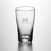 U-M Medical School Ascutney Pint Glass by Simon Pearce