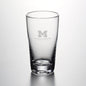 U-M Medical School Ascutney Pint Glass by Simon Pearce Shot #1