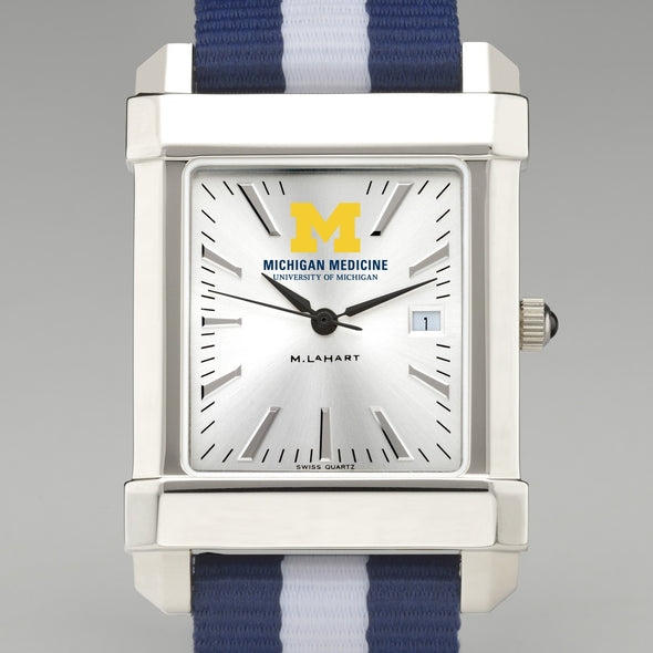 U-M Medical School Collegiate Watch with RAF Nylon Strap for Men Shot #1