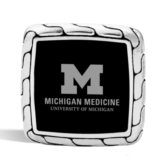 U-M Medical School Cufflinks by John Hardy with Black Onyx Shot #2