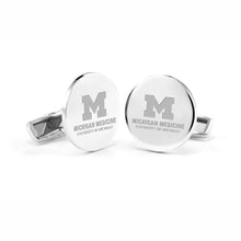 U-M Medical School Cufflinks in Sterling Silver Shot #1