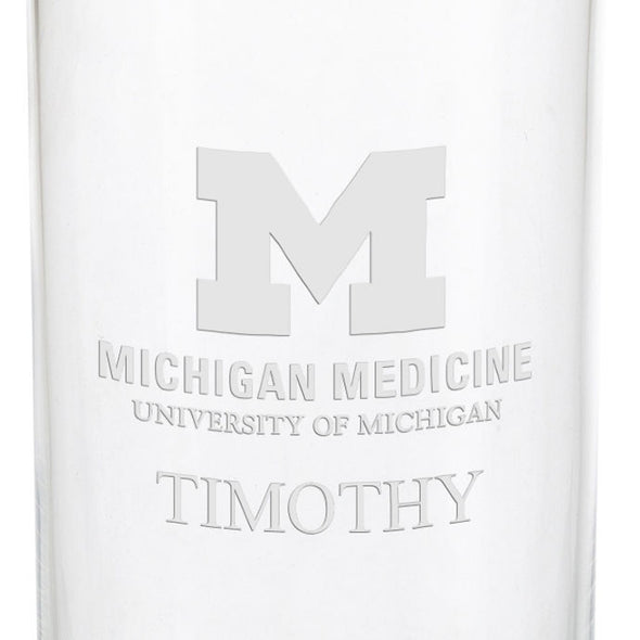 U-M Medical School Iced Beverage Glass Shot #3