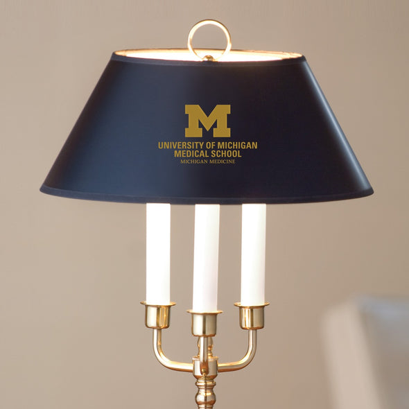 U-M Medical School Lamp in Brass &amp; Marble Shot #2