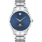 U-M Medical School Men's Movado Collection Stainless Steel Watch with Blue Dial Shot #2