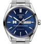 U-M Medical School Men's TAG Heuer Carrera with Blue Dial & Day-Date Window Shot #1