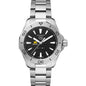 U-M Medical School Men's TAG Heuer Steel Aquaracer with Black Dial Shot #2