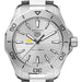 U-M Medical School Men's TAG Heuer Steel Aquaracer with Silver Dial